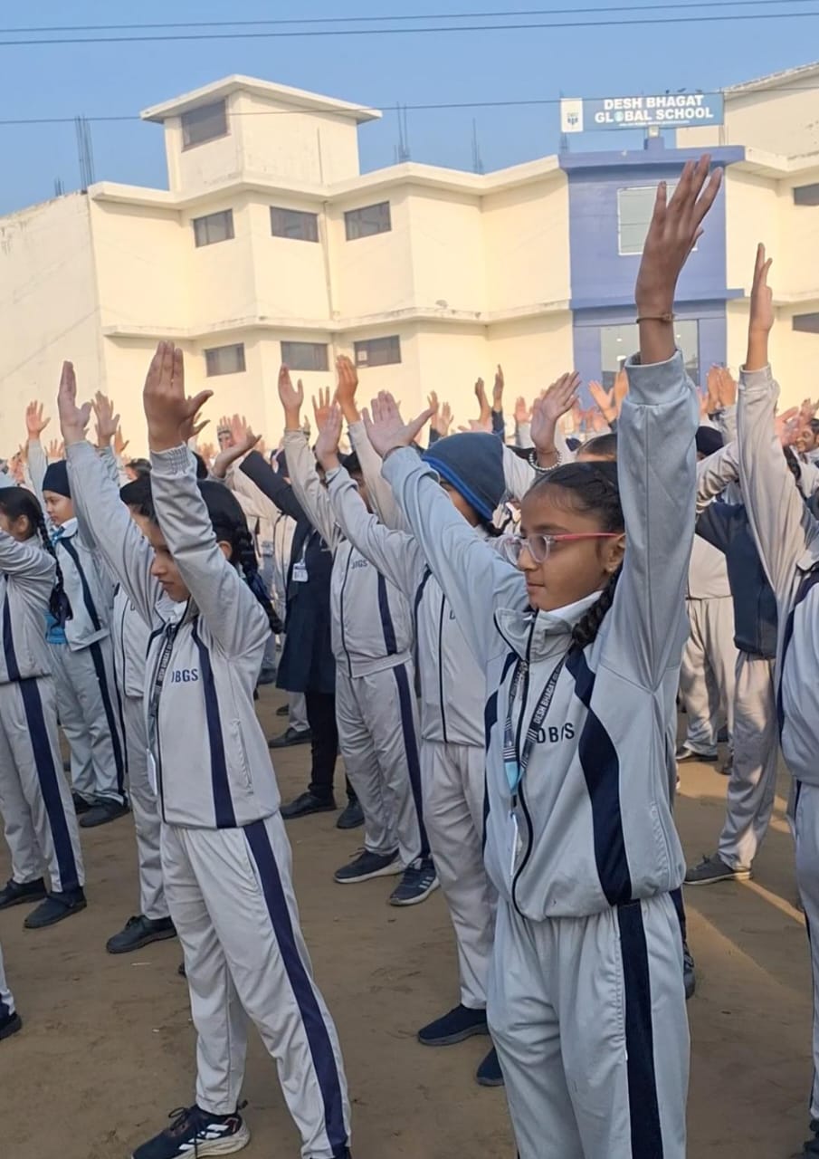 डीबीजीएस ने विद्यार्थियों की फिटनेस के लिए एरोबिक्स सत्र आयोजित किया  